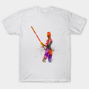 pole vault in watercolor T-Shirt